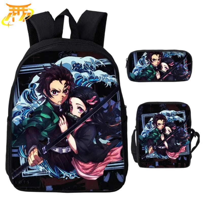 avec Trousse et Sacoche Tanjiro & Nezuko Rugzak - Demon Slayer™