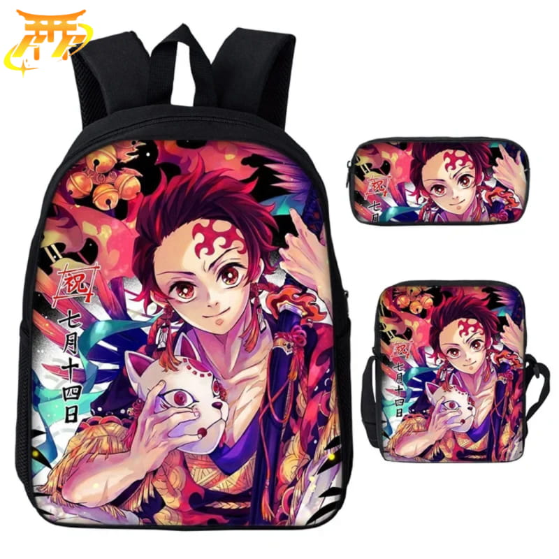 avec Trousse et Sacoche Tanjiro Pillier du Soleil Rugzak - Demon Slayer™