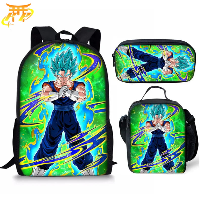 avec Trousse et Sacoche Vegeto SSJ Blue Rugzak - Dragon Ball Z™