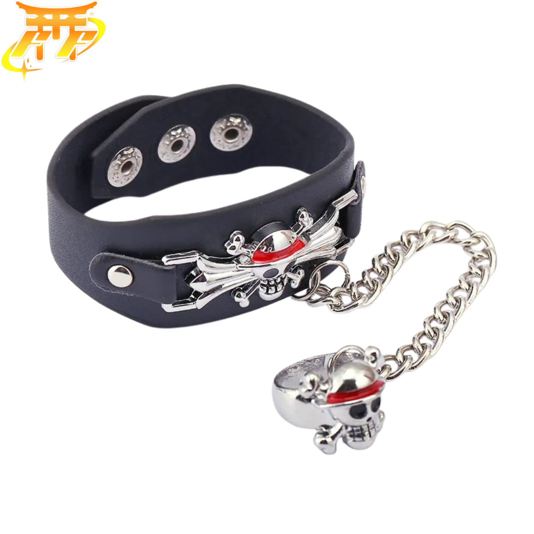 + Bague "Jolly Roger Luffy" Armband - One Piece™