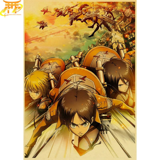 Bataillon d'exploration Poster - Attack on Titan™