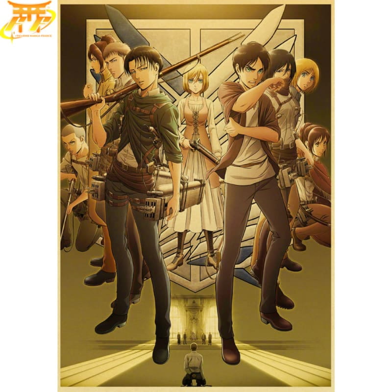 Bataillon d'Exploration Saison 2 Poster - Attack on Titan™