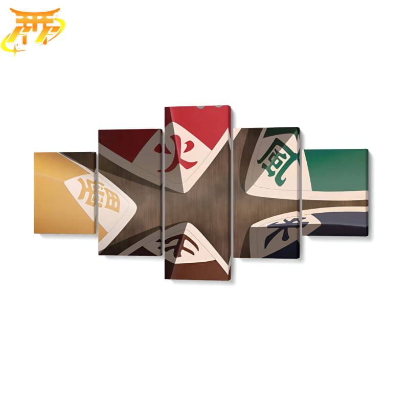 Cinq Nations Ingelijste Print - Naruto Shippuden™