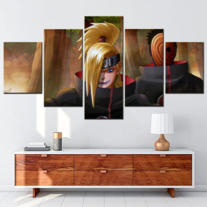 Deidara & Tobi Ingelijste Print - Naruto Shippuden™