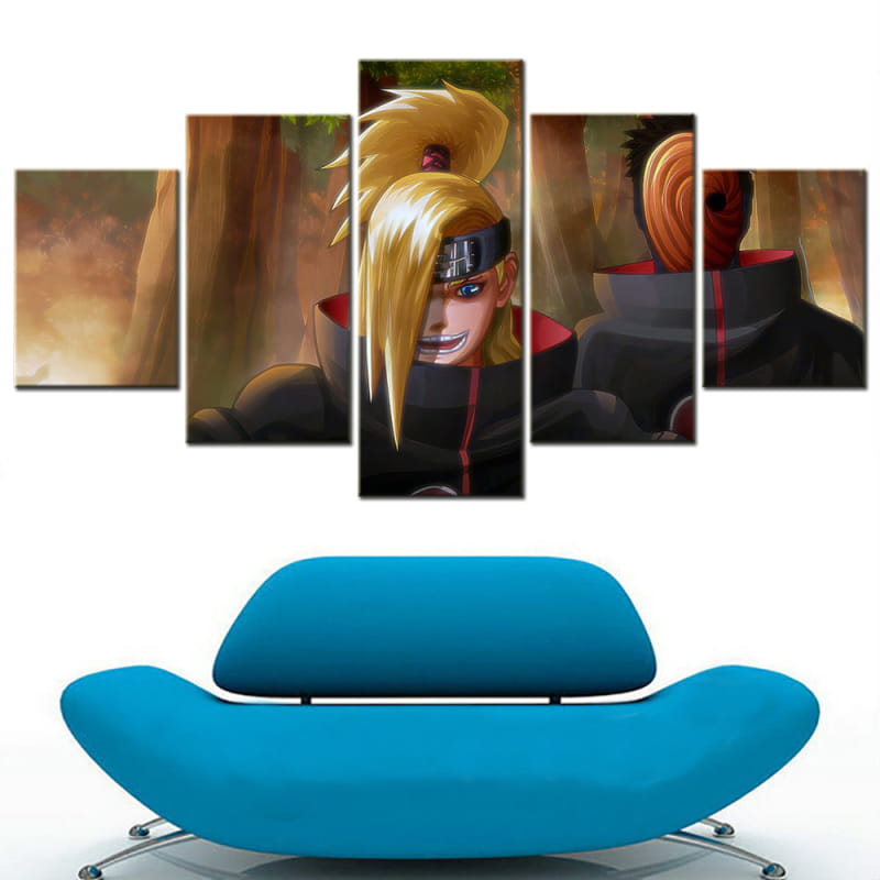 Deidara & Tobi Ingelijste Print - Naruto Shippuden™