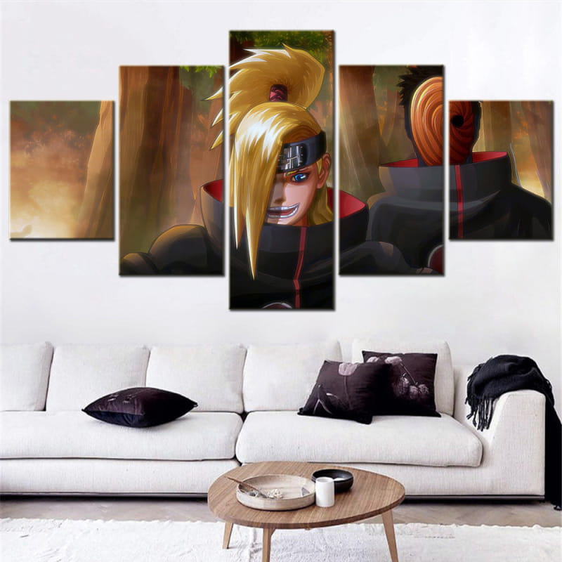 Deidara & Tobi Ingelijste Print - Naruto Shippuden™