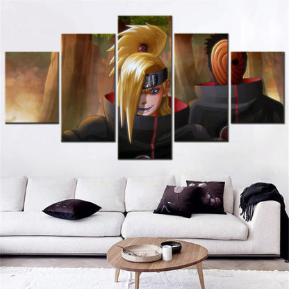 Deidara & Tobi Ingelijste Print - Naruto Shippuden™