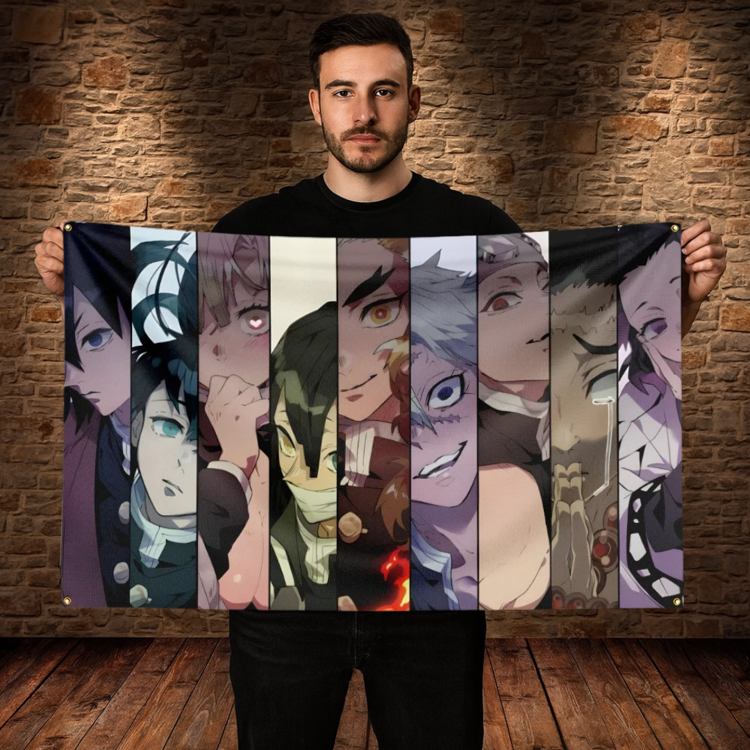Des Maîtres Du Corps Des Pourfendeurs Vlag - Demon Slayer™
