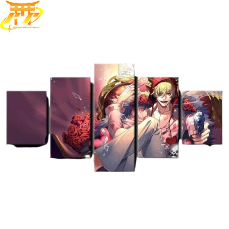 Don Quichotte Rossinante Corazon Ingelijste Print - One Piece™