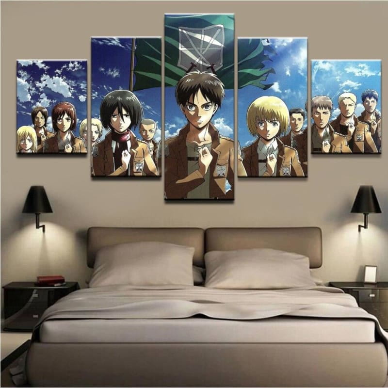 du bataillon d'exploration Ingelijste Print - Attack on Titan™