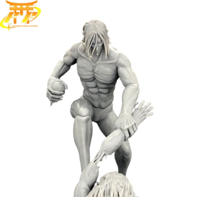 en résine du Titan Assaillant vs Titan Mâchoire Figuur - Attack on Titan™