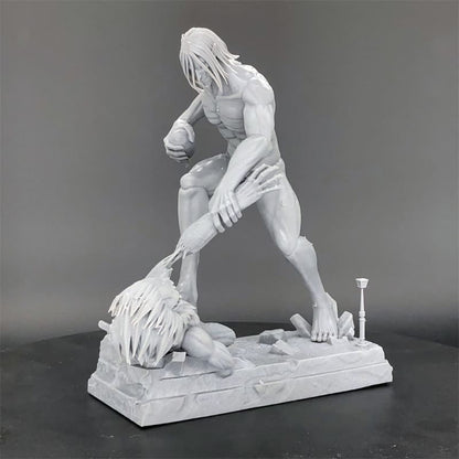 en résine du Titan Assaillant vs Titan Mâchoire Figuur - Attack on Titan™
