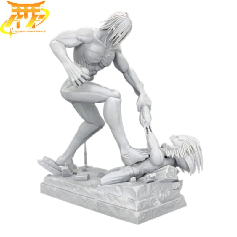 en résine du Titan Assaillant vs Titan Mâchoire Figuur - Attack on Titan™