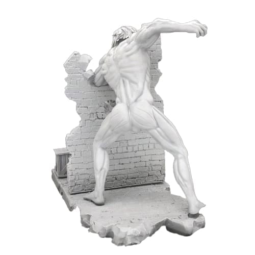 en résine Titan Assailant et Eren Jaeger Figuur - Attack on Titan™