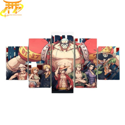 Équipage des Mugiwara Ingelijste Print - One Piece™