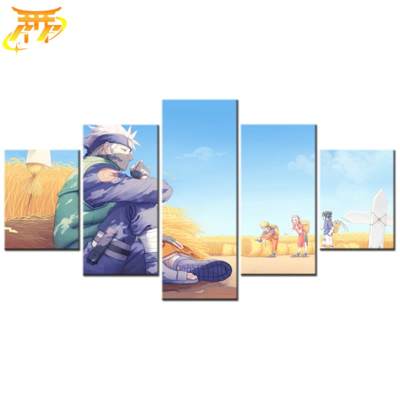Equipe 7 Fermiers Ingelijste Print - Naruto Shippuden™