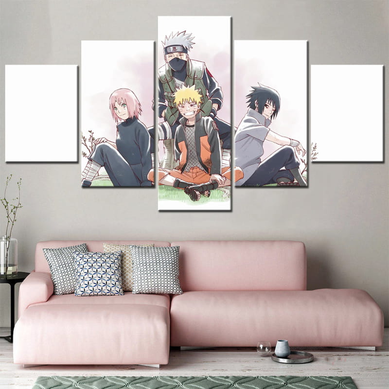 Equipe 7 Ingelijste Print - Naruto Shippuden™