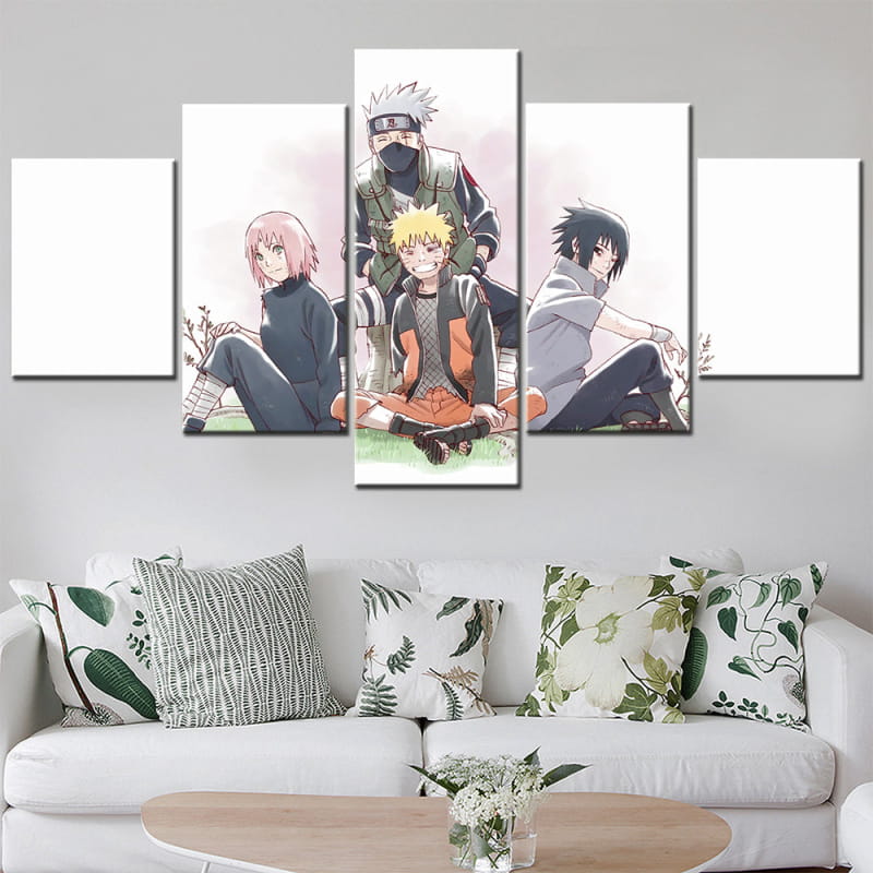 Equipe 7 Ingelijste Print - Naruto Shippuden™