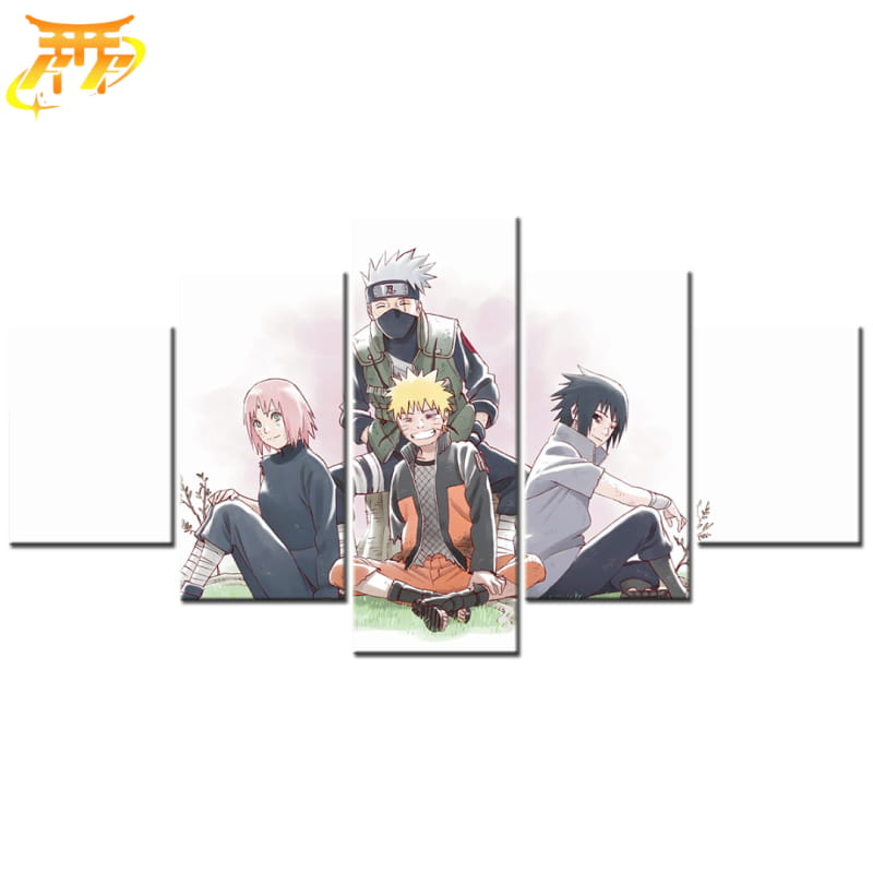 Equipe 7 Ingelijste Print - Naruto Shippuden™