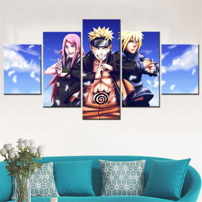 Famille Uzumaki Ingelijste Print - Naruto Shippuden™
