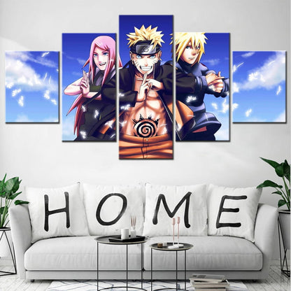 Famille Uzumaki Ingelijste Print - Naruto Shippuden™