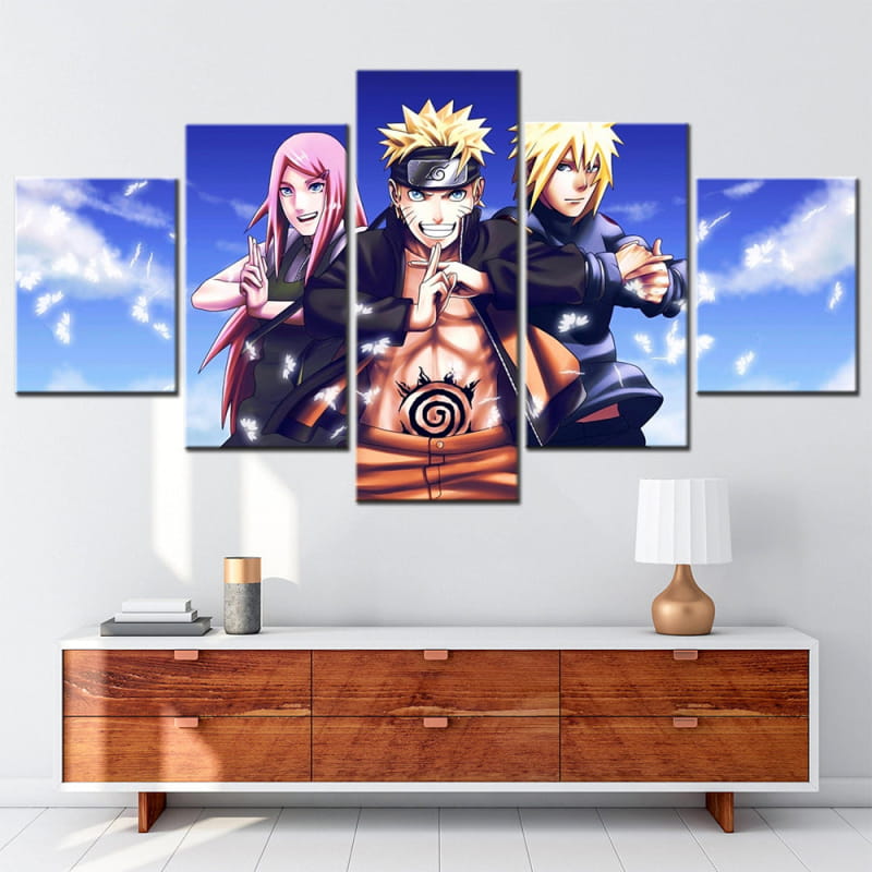 Famille Uzumaki Ingelijste Print - Naruto Shippuden™