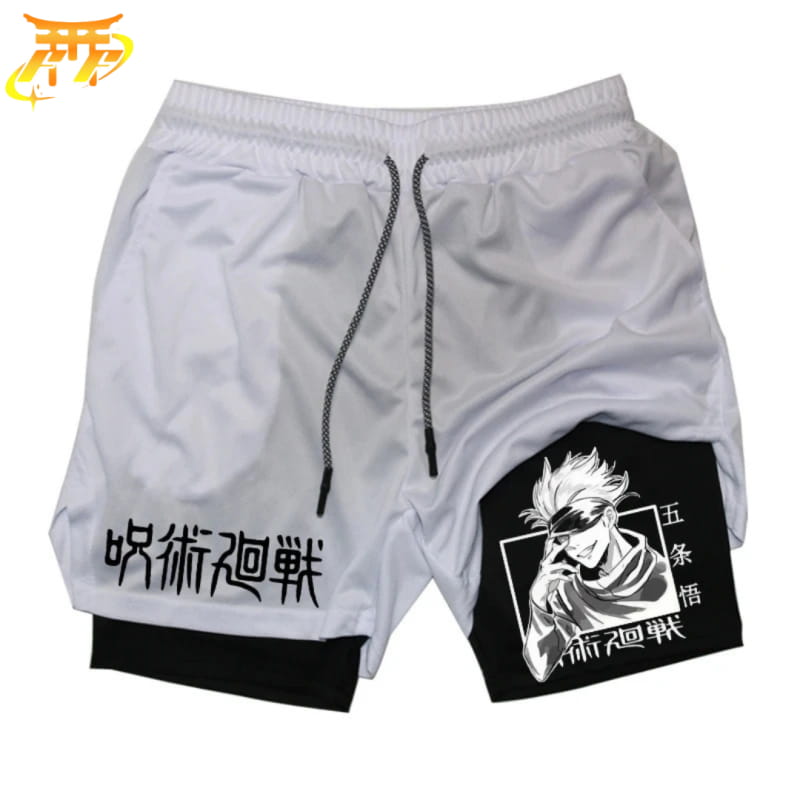 Gojo Blanc et Noir Short - Jujutsu Kaisen™