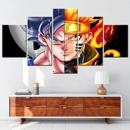 Goku x Naruto Ingelijste Print - Naruto Shippuden™