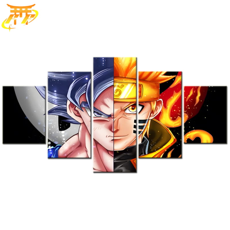 Goku x Naruto Ingelijste Print - Naruto Shippuden™