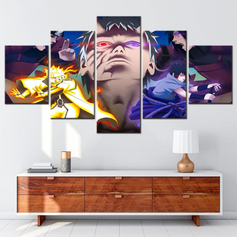 Grande Guerre Ninja Ingelijste Print - Naruto Shippuden™