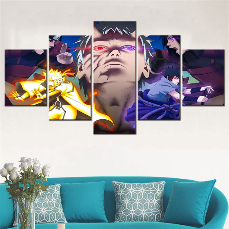 Grande Guerre Ninja Ingelijste Print - Naruto Shippuden™