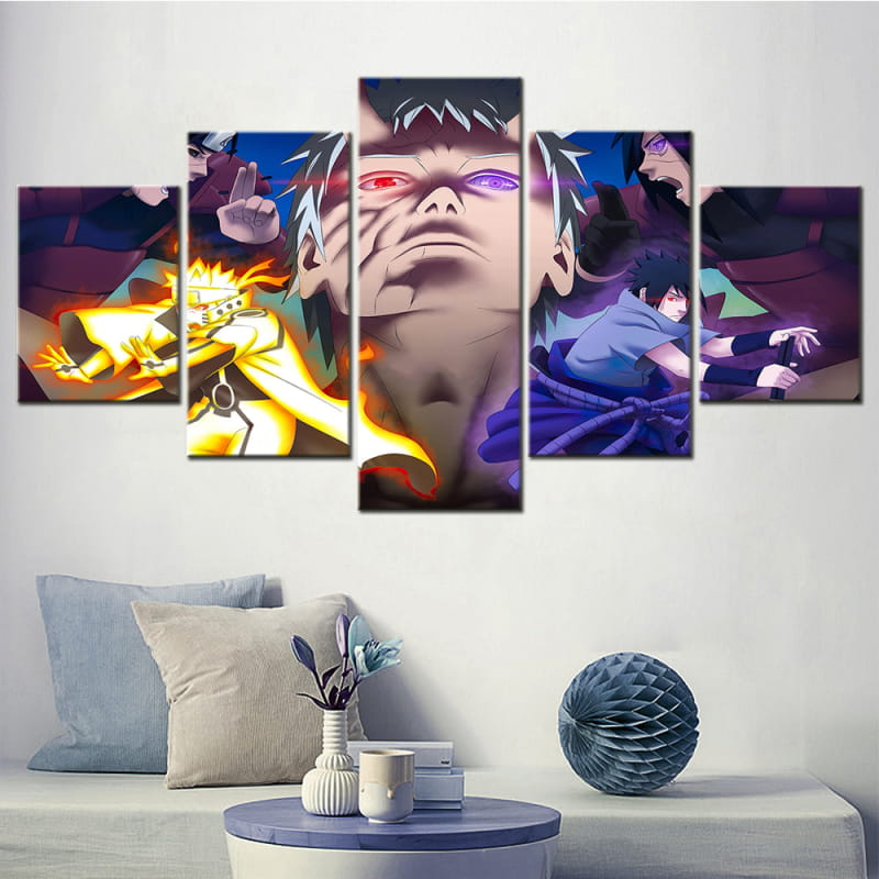 Grande Guerre Ninja Ingelijste Print - Naruto Shippuden™
