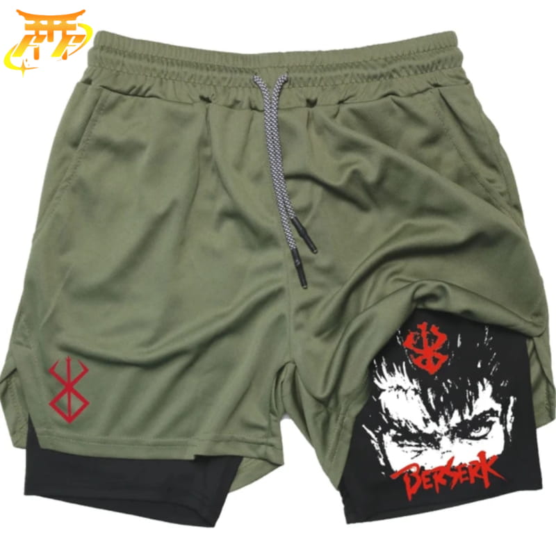Guts Kaki et Noir Short - Berserk™