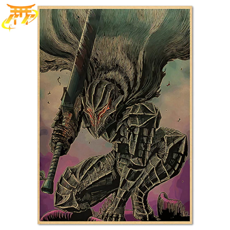 Guts "Le Chevalier de l'Ombre" Poster - Berserk™