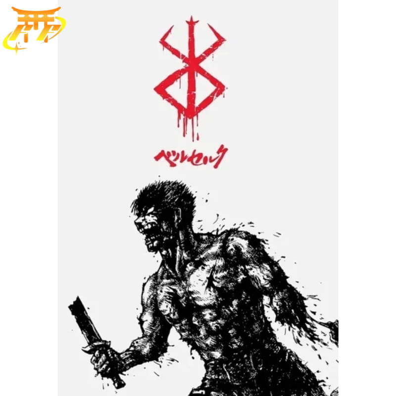 Guts "Le Chevalier Déchu" Poster - Berserk™
