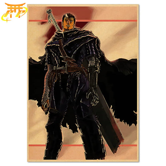 Guts "Le Guerrier Solitaire" Poster - Berserk™