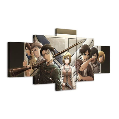 Historia et ses amis Ingelijste Print - Attack on Titan™