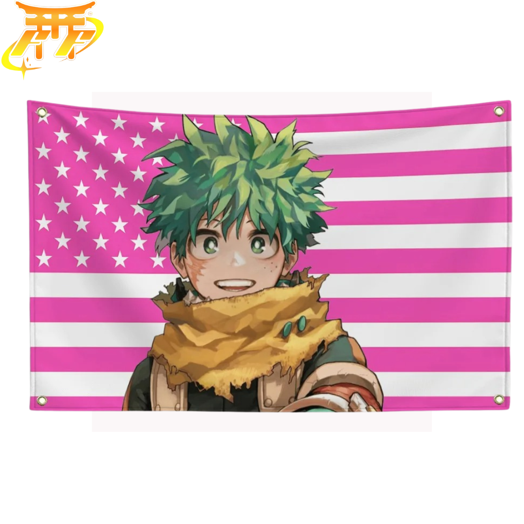 Izuku Midoriya "Tenue De Survie" Vlag - My Hero Academia™