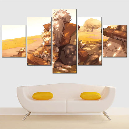 Jiraiya & Naruto Ingelijste Print - Naruto Shippuden™