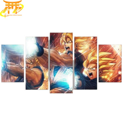 Kamehameha Père Fils Ingelijste Print - Dragon Ball Z™