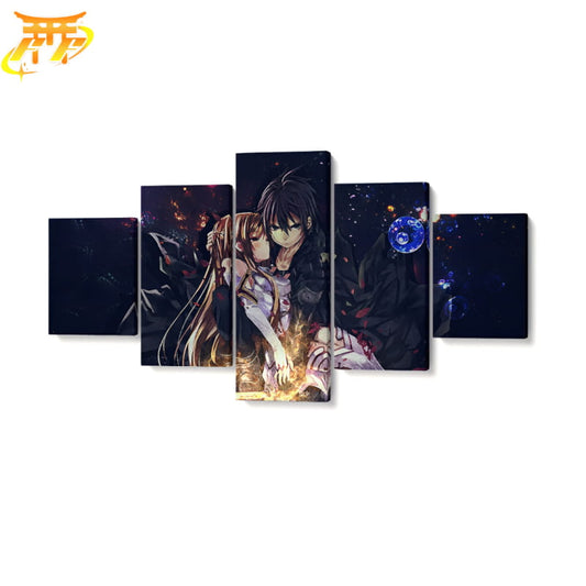 Kirito & Asuna Ingelijste Print - Sword Art Online™