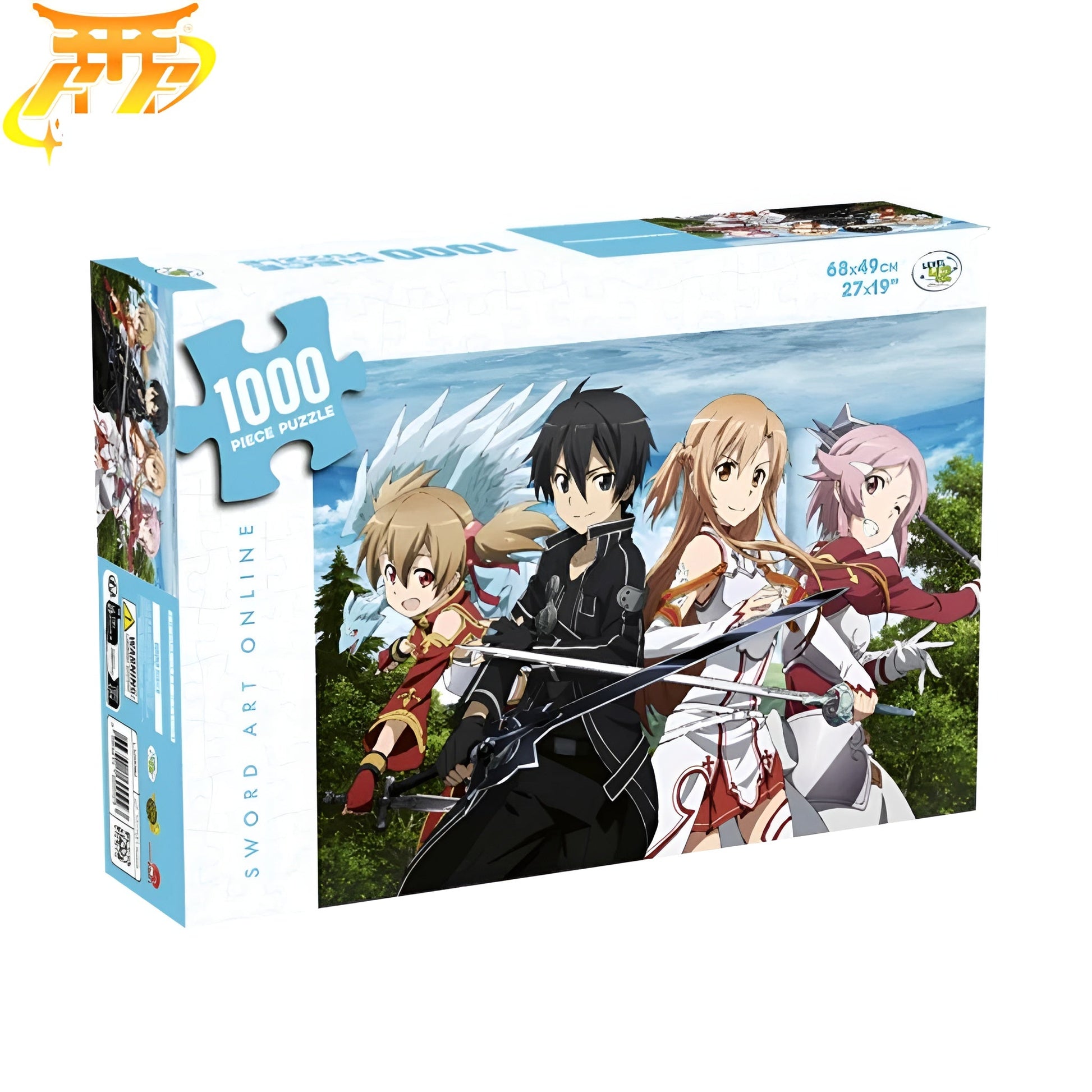 Kirito, Asuna, Lisbeth Et Silica Puzzel - Sword Art Online™