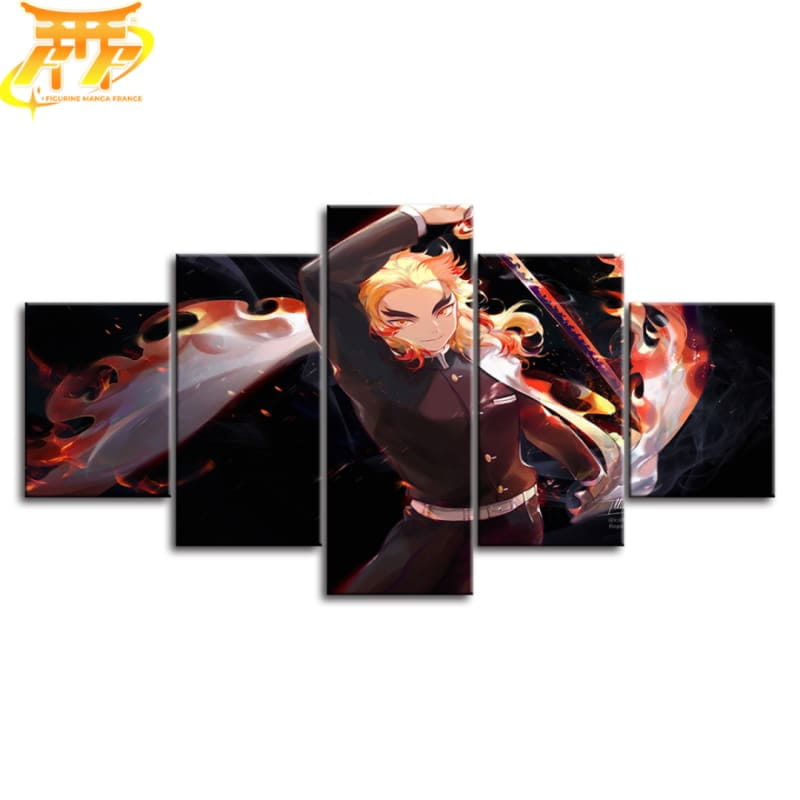 Kyojuro Rengoku Ingelijste Print - Demon Slayer™