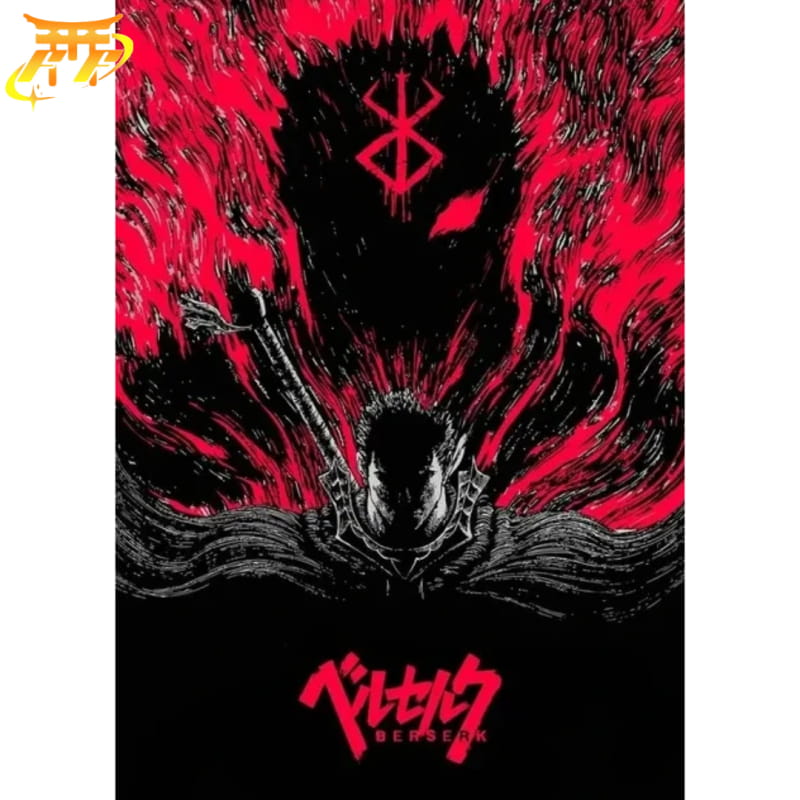 La Folie de Guts Poster - Berserk™