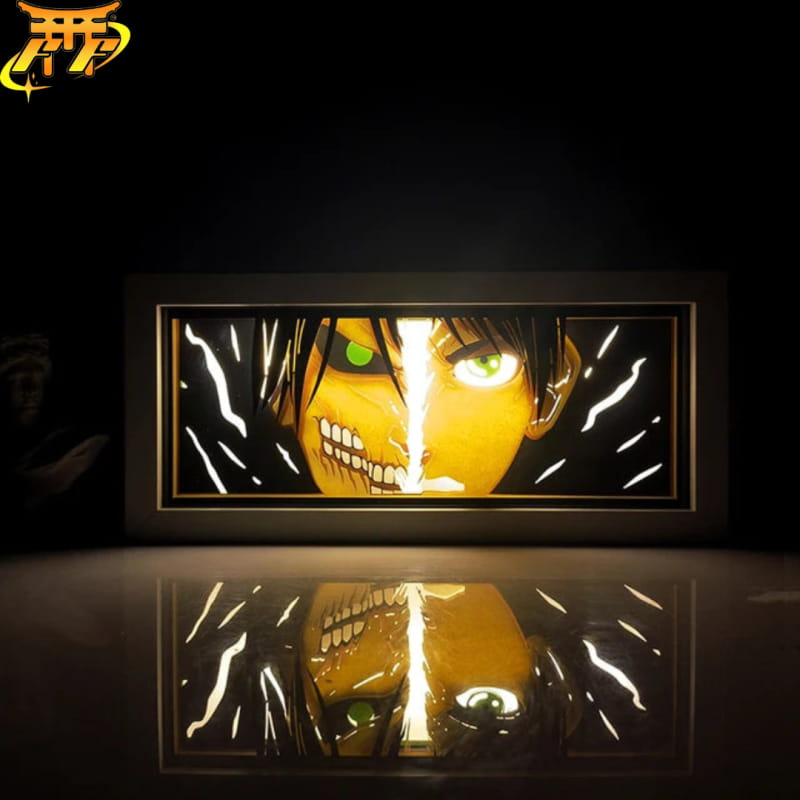 Lampe veilleuse 3D Eren x Titan Assaillant - Attack on Titan™