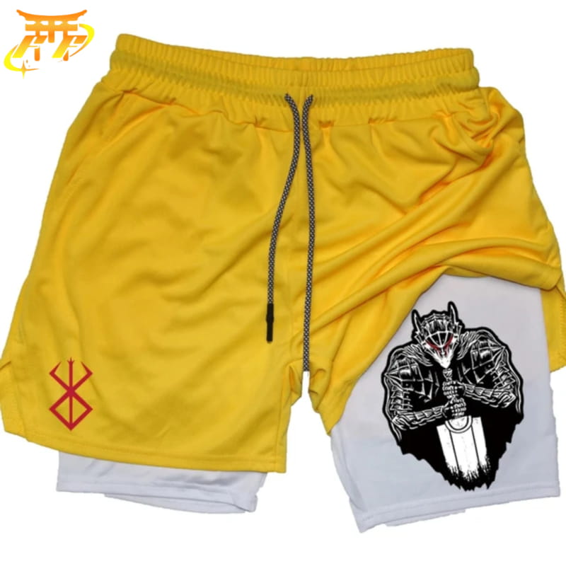 Le Chevalier Noir "Jaune et Blanc" Short - Berserk™