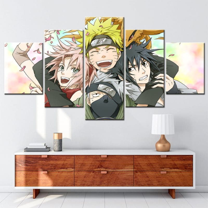 L'Equipe 7 Ingelijste Print - Naruto Shippuden™