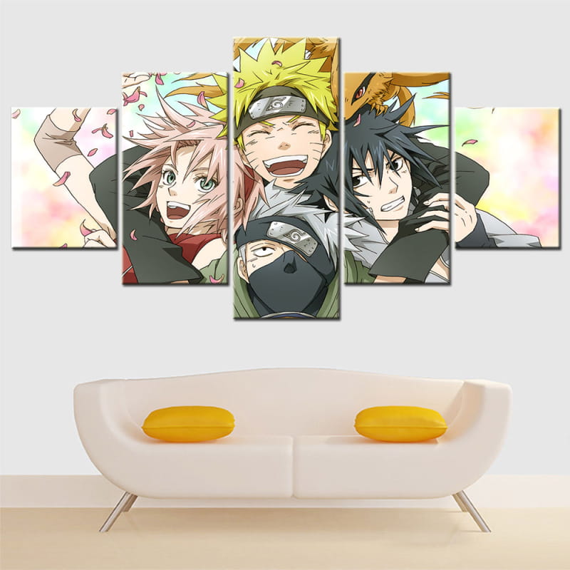L'Equipe 7 Ingelijste Print - Naruto Shippuden™