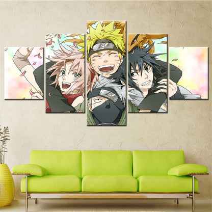 L'Equipe 7 Ingelijste Print - Naruto Shippuden™