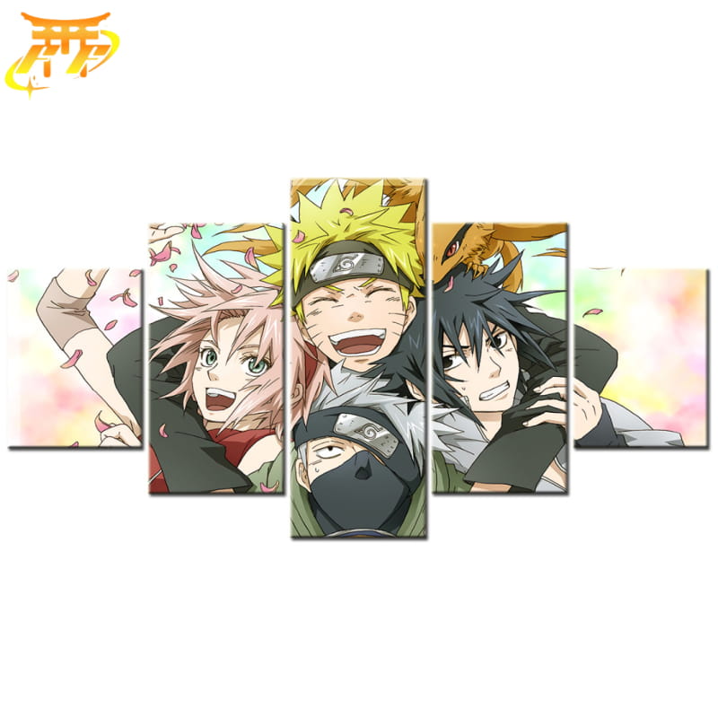 L'Equipe 7 Ingelijste Print - Naruto Shippuden™